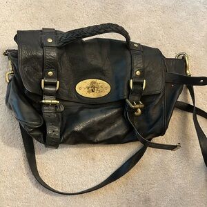 Used Mulberry Alexa bag in black
